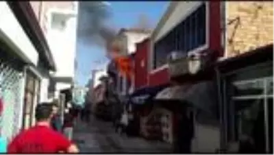 Yozgat'ta iş yeri yangını Yozgat'ta iş yeri yangını