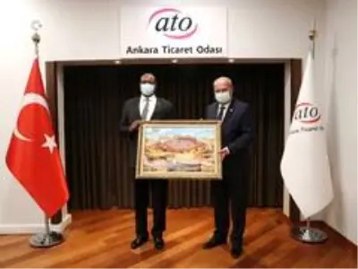 Zimbabve Büyükelçisi Mutiwazuka'dan ATO Başkanı Baran'a ziyaret Zimbabve Büyükelçisi Mutiwazuka'dan ATO Başkanı Baran'a ziyaret