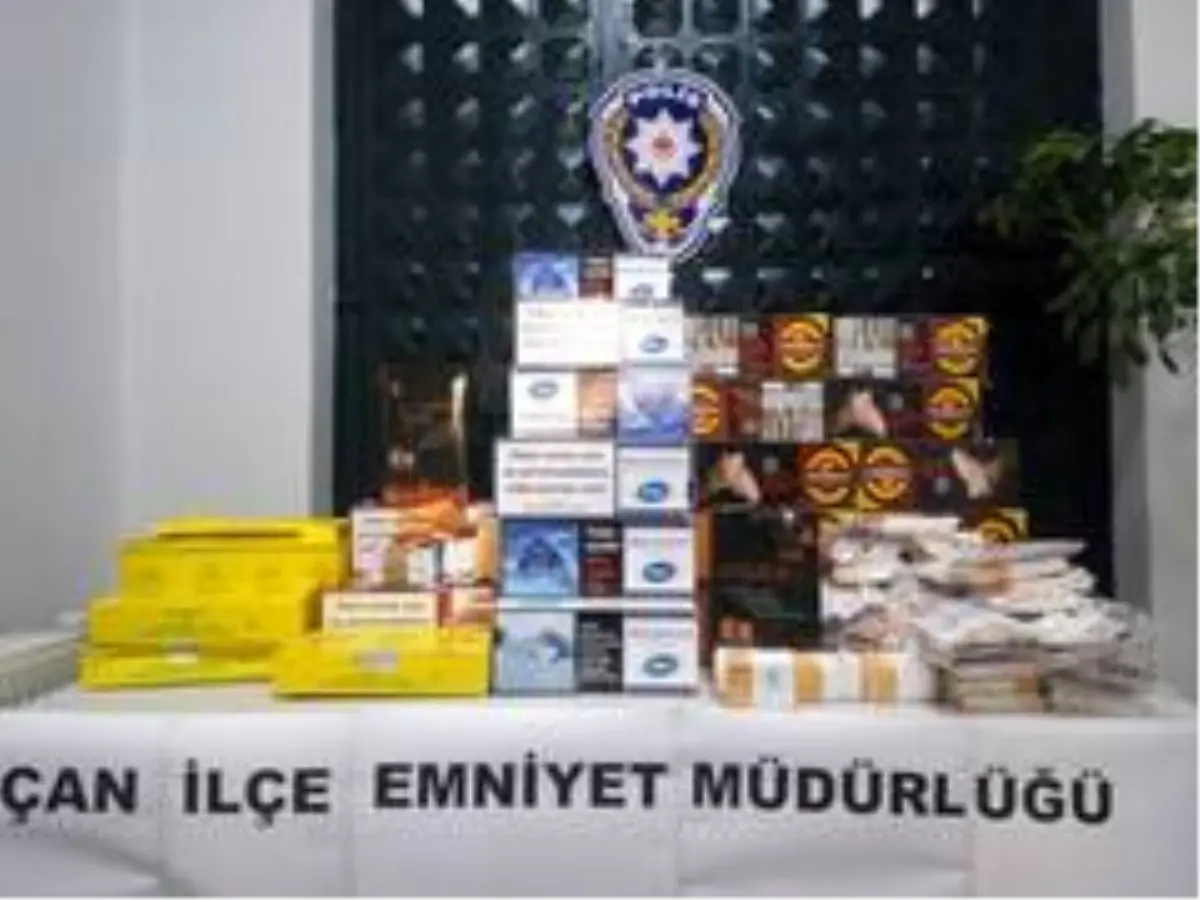 Çan'da kaçak tütün operasyonu