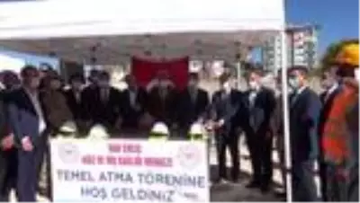 Erciş'te Ağız ve Diş Sağlığı Merkezi'nin temeli atıldı Erciş'te Ağız ve Diş Sağlığı Merkezi'nin temeli atıldı