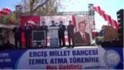 Erciş'te Millet Bahçesi'nin temel atma töreni gerçekleştirildi Erciş'te Millet Bahçesi'nin temel atma töreni gerçekleştirildi
