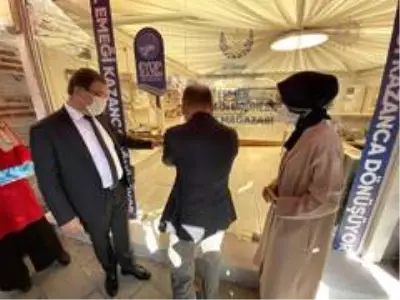 ESMEK El Emeği Ürünleri Satış Mağazası açıldı ESMEK El Emeği Ürünleri Satış Mağazası açıldı