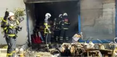 Hatay'da depo yangını Hatay'da depo yangını