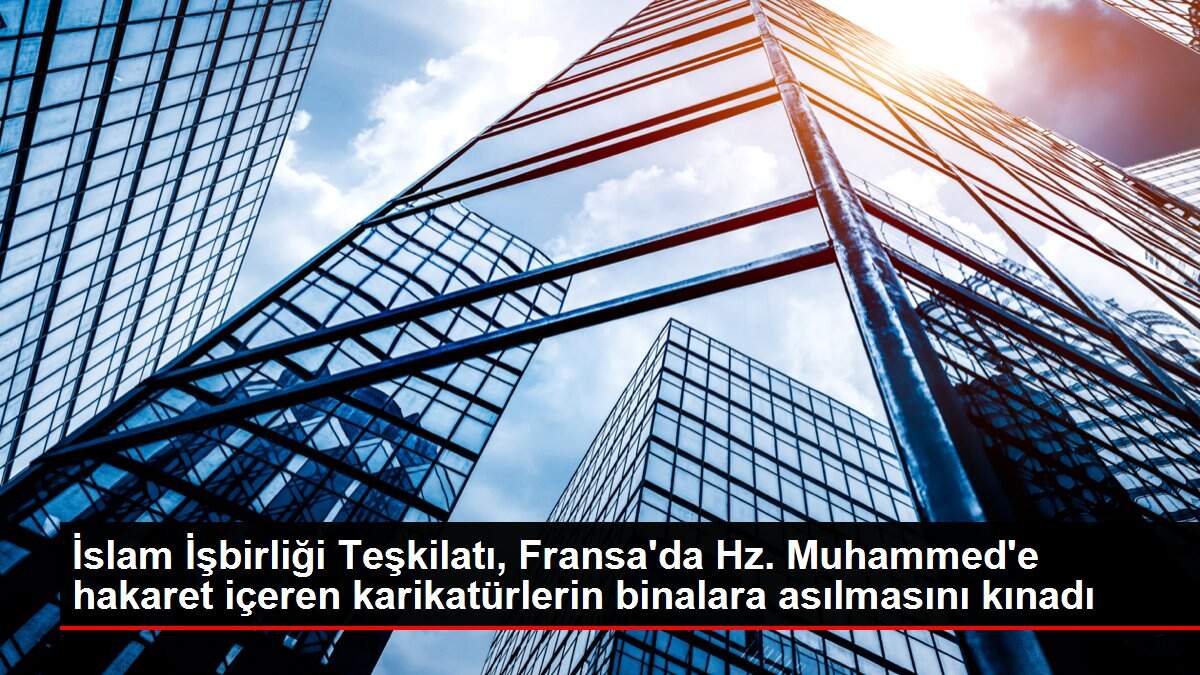 İslam İşbirliği Teşkilatı, Fransa'da Hz. Muhammed'e hakaret içeren karikatürlerin binalara asılmasını kınadı