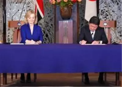 Japonya ve İngiltere serbest ticaret anlaşması imzaladı Japonya ve İngiltere serbest ticaret anlaşması imzaladı