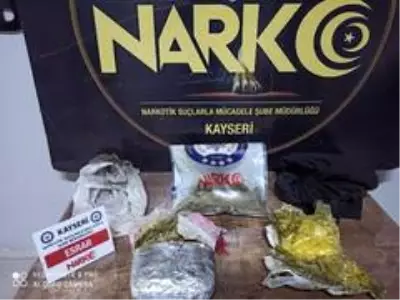 Kayseri'de uyuşturucu taciri 2 kilo esrar ile yakalandı Kayseri'de uyuşturucu taciri 2 kilo esrar ile yakalandı