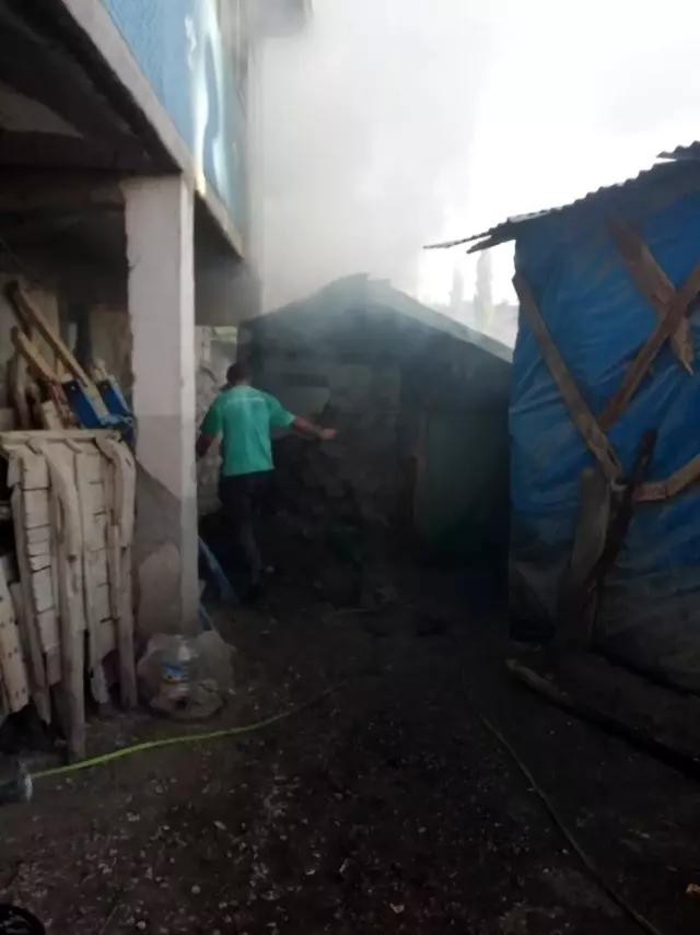 Köyde ekmek fırını yangını Tokat