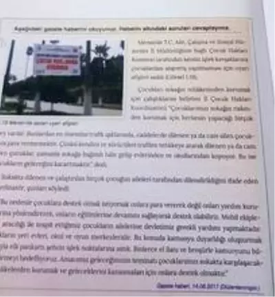 Mersin'de yürütülen çocuk hakları projeleri ders kitabına girdi Mersin'de yürütülen çocuk hakları projeleri ders kitabına girdi
