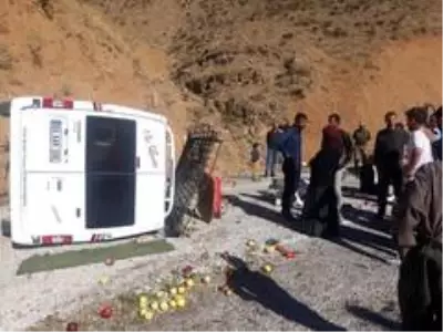 Minibüs yoldan çıktı: 5 yaralı