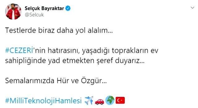 Türkiye'nin ilk uçan arabası Cezeri'nin uçuş denemesinin Diyarbakır'da yapılması önerisine Selçuk Bayraktar'dan destek