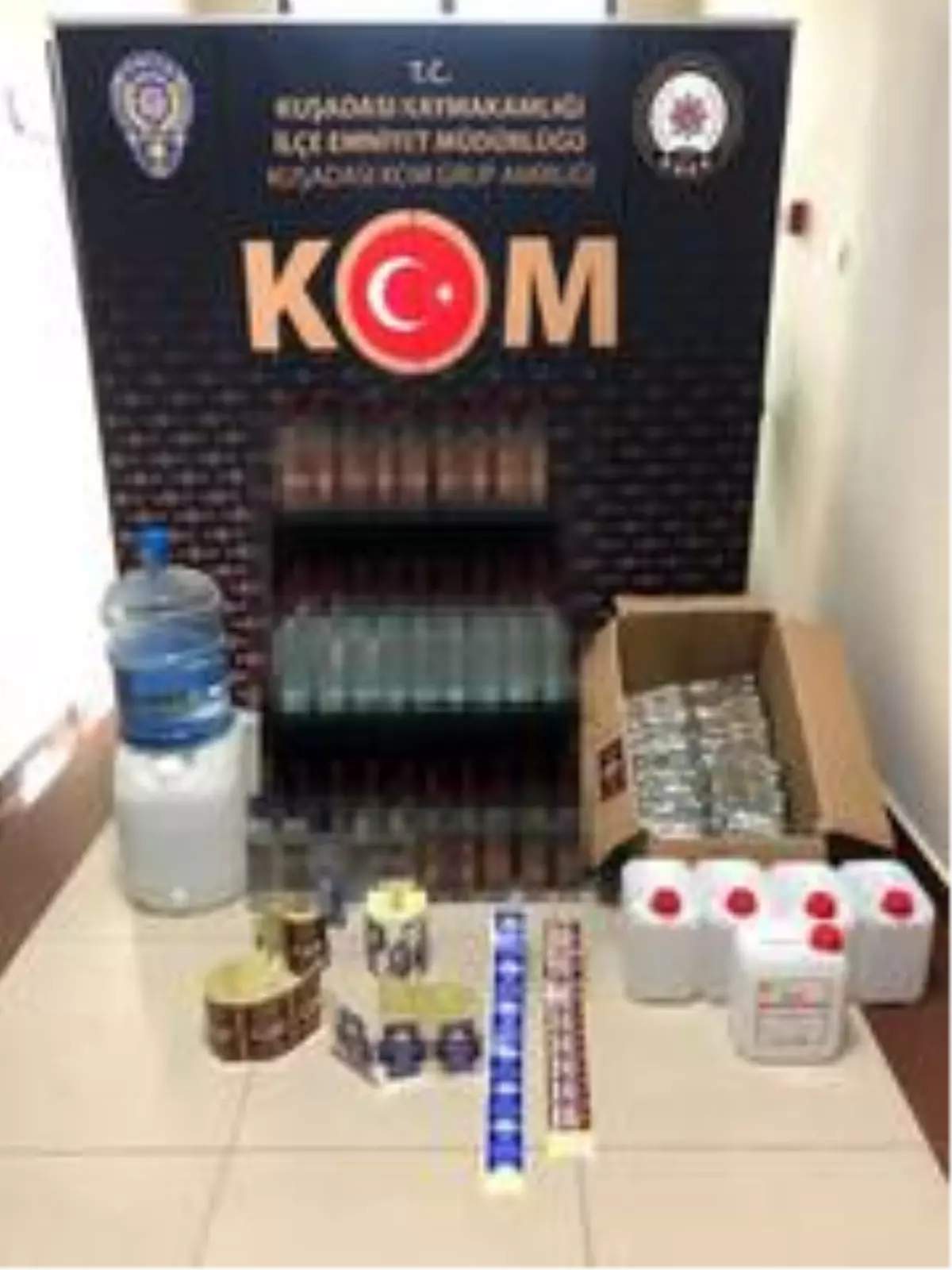 Son dakika... Villayı sahte içki imalathanesine çevirmişler