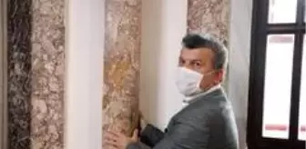 Bolu: Son dakika haber! 638 yıllık tarihi caminin deprem sigortası, dönen denge sütunları Bolu: Son dakika haber! 638 yıllık tarihi caminin deprem sigortası, dönen denge sütunları