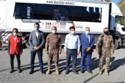 Ağrı Emniyet Müdürlüğü'nden Kızılay'a kan bağışı