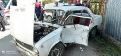 Seyir halindeki araca çarptı: 2 yaralı Seyir halindeki araca çarptı: 2 yaralı
