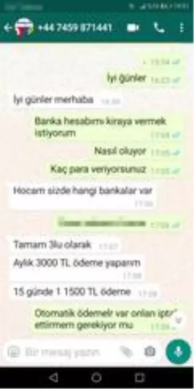 Dolandırıcılar, banka kartını kiralamak için aylık bin lira teklif ettiler Dolandırıcılar, banka kartını kiralamak için aylık bin lira teklif ettiler