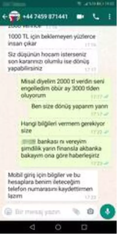 Dolandırıcılar, banka kartını kiralamak için aylık bin lira teklif ettiler Dolandırıcılar, banka kartını kiralamak için aylık bin lira teklif ettiler