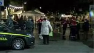 İtalya'nın Napoli kentinde sokağa çıkma yasağı olaylı başladı İtalya'nın Napoli kentinde sokağa çıkma yasağı olaylı başladı