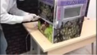 Kaçak sigaraları kuluçka makinesinde saklamışlar Kaçak sigaraları kuluçka makinesinde saklamışlar