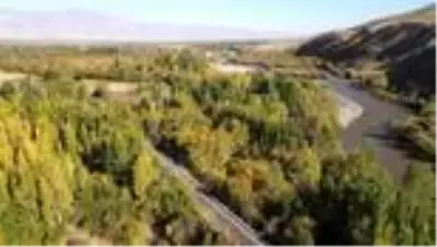Karasu Nehri çevresindeki sonbahar renkleri güzel görüntüler oluşturdu Karasu Nehri çevresindeki sonbahar renkleri güzel görüntüler oluşturdu