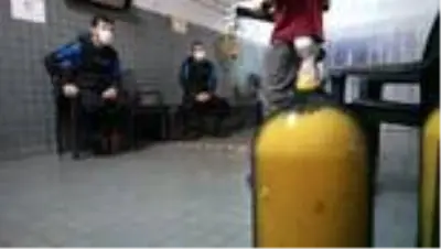 Akvaryum dalgıçları ekmek parasını köpek balıklarını besleyerek kazanıyor (2) Akvaryum dalgıçları ekmek parasını köpek balıklarını besleyerek kazanıyor (2)