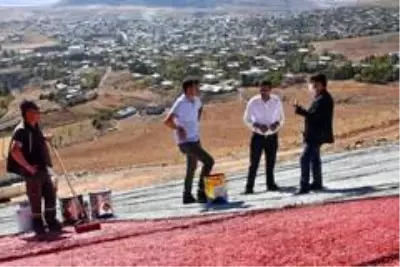 Çal Dağları'na dev Türk Bayrağı Çal Dağları'na dev Türk Bayrağı