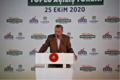 Cumhurbaşkanı Erdoğan, toplu açılış törenine katıldı (2) Cumhurbaşkanı Erdoğan, toplu açılış törenine katıldı (2)