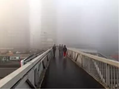 İstanbullular güne sisli bir havayla uyandı İstanbullular güne sisli bir havayla uyandı
