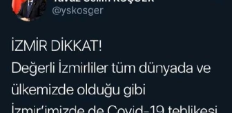 Son dakika haberi... İzmir Valisi Köşger: Vaka sayısı ...