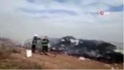 Son dakika haber! Pamuk yığını alev alev yandı