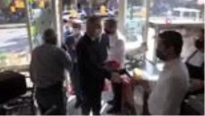 Şahinbey'de maske ve mesafe denetimleri sürüyor Şahinbey'de maske ve mesafe denetimleri sürüyor