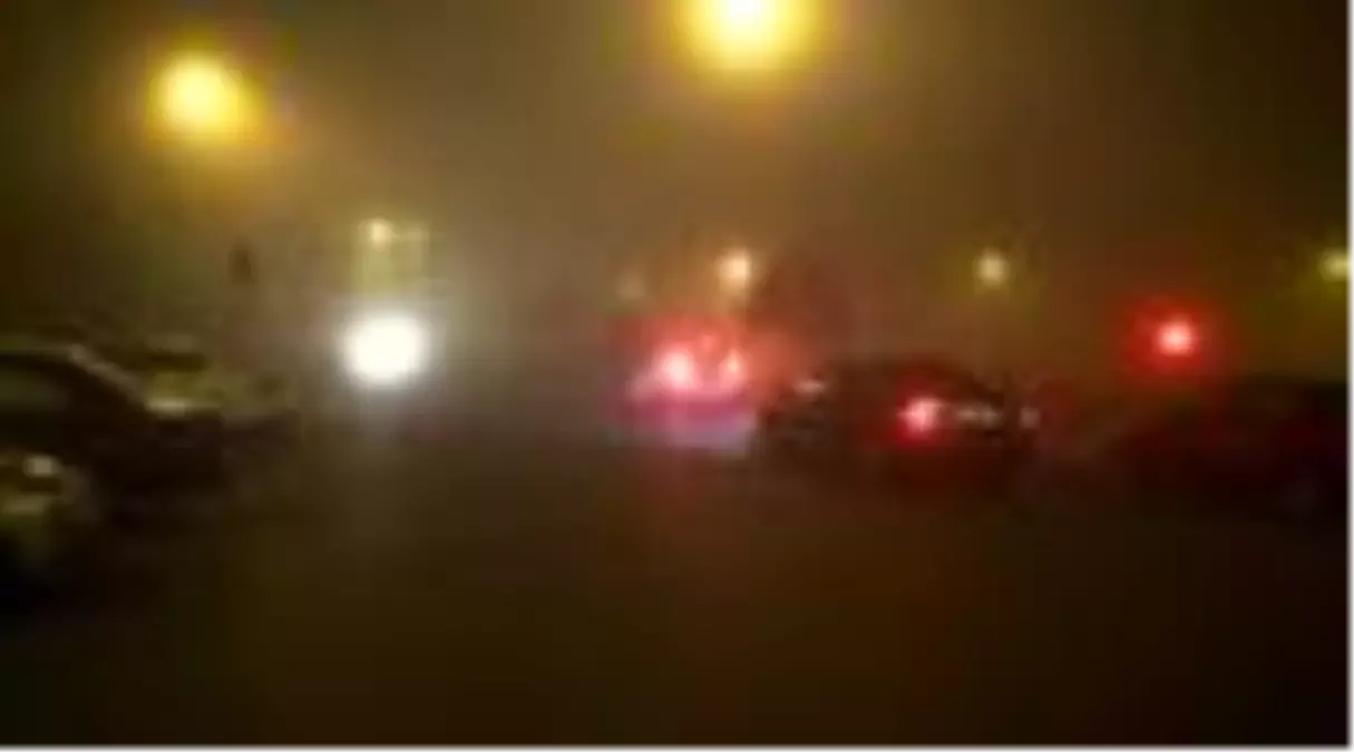 Silivri'de yoğun sis sürücülere zor anlar yaşatıyor