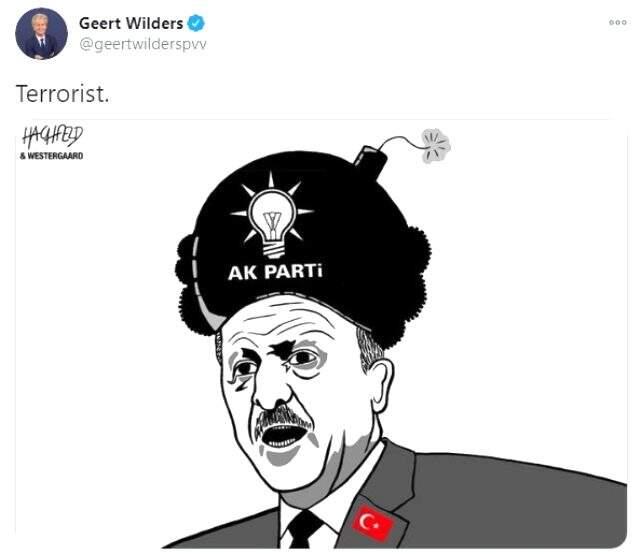 Son Dakika! Cumhurbaşkanlığından Hollandalı siyasetçi Wilders'ın skandal paylaşımına tepki: Sistematik zorbalık bir ifade özgürlüğü meselesi değildir Son Dakika! Cumhurbaşkanlığından Hollandalı siyasetçi Wilders'ın skandal paylaşımına tepki: Sistematik zorbalık bir ifade özgürlüğü meselesi değildir