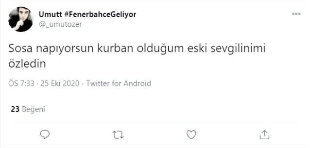 Sosa'nın Trabzonspor maçındaki hatası ve performansı F.Bahçe taraftarının tepkisini çekti Sosa'nın Trabzonspor maçındaki hatası ve performansı F.Bahçe taraftarının tepkisini çekti