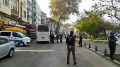 Cinayet keşfi geniş güvenlik önlemleri altında yapıldı Cinayet keşfi geniş güvenlik önlemleri altında yapıldı