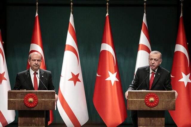 Cumhurbaşkanı Erdoğan ile Ersin Tatar arasında dikkat çeken diyalog: Kapalı Maraş'ta piknik yapalım Cumhurbaşkanı Erdoğan ile Ersin Tatar arasında dikkat çeken diyalog: Kapalı Maraş'ta piknik yapalım