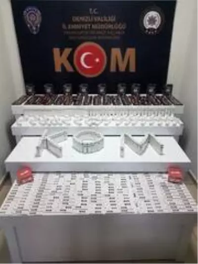 Denizli'ye kaçak yollarla gelen ürünlere el konuldu Denizli'ye kaçak yollarla gelen ürünlere el konuldu