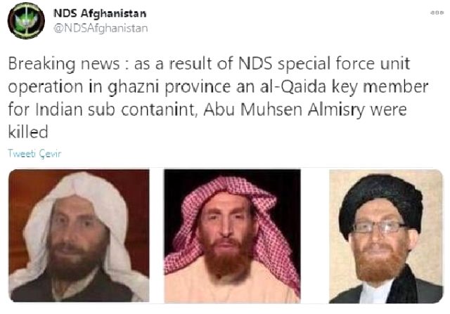 Dunyada En Cok Aranan Teroristler Listesindeydi El Kaide Nin Ust Duzey Isimlerinden Abu Muhsin Al Masri Olduruldu Haberler