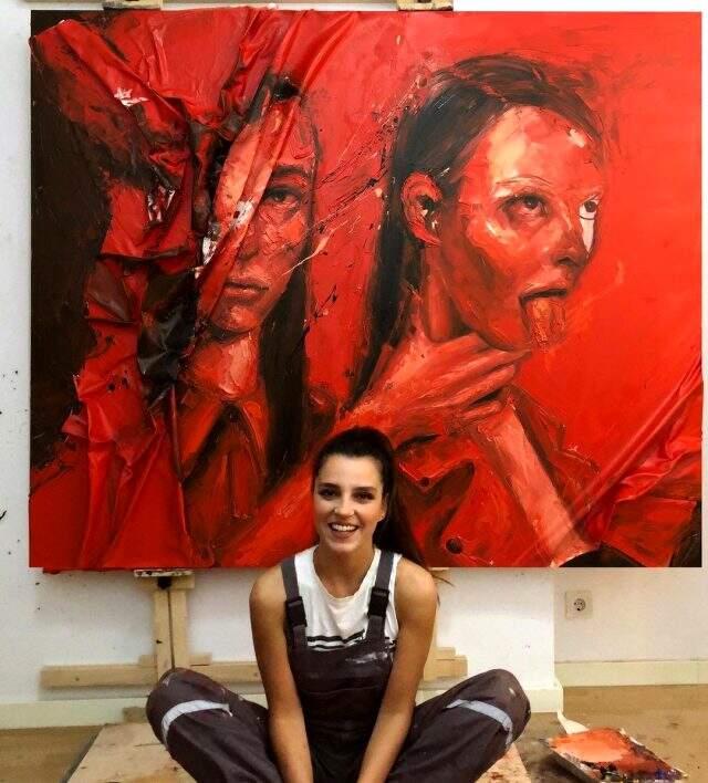 Genç ressam Sinem Demirci'nin son çalışması büyük beğeni topladı Genç ressam Sinem Demirci'nin son çalışması büyük beğeni topladı