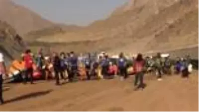 Gençlik ve Spor Bakanı Kasapoğlu rafting yaptı (2) Gençlik ve Spor Bakanı Kasapoğlu rafting yaptı (2)