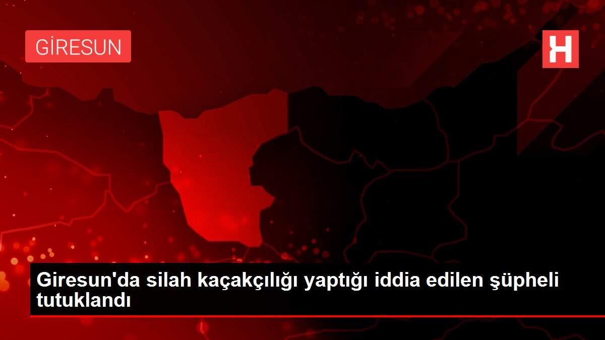 Giresun'da silah kaçakçılığı yaptığı iddia edilen şüpheli tutuklandı Giresun'da silah kaçakçılığı yaptığı iddia edilen şüpheli tutuklandı