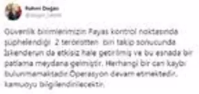 Son dakika haber! İskenderun'da terör operasyonu sırasında patlama (2) Son dakika haber! İskenderun'da terör operasyonu sırasında patlama (2)