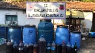 Kırklareli'de 760 litre sahte alkol ele geçirildi Kırklareli'de 760 litre sahte alkol ele geçirildi