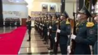 Milli Savunma Bakanı Akar Kazakistan'da askeri törenle karşılandı - NUR Milli Savunma Bakanı Akar Kazakistan'da askeri törenle karşılandı - NUR