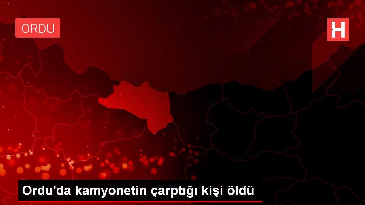 Son dakika haber: Ordu'da kamyonetin çarptığı kişi öldü