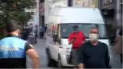 Taksim'de drone destekli Kovid-19 denetimi Taksim'de drone destekli Kovid-19 denetimi