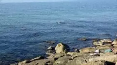 Trabzon'da Ekim ayında denize girdiler Trabzon'da Ekim ayında denize girdiler