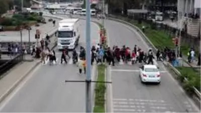 Zonguldak'ta korkutan manzaralar Zonguldak'ta korkutan manzaralar