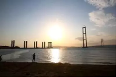 1915 Çanakkale Köprüsü'nde gün batımı 1915 Çanakkale Köprüsü'nde gün batımı