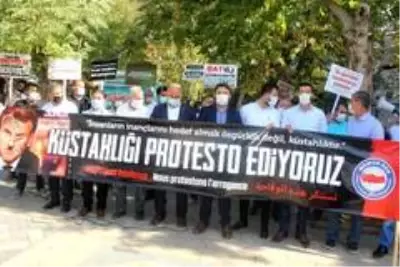 Adıyaman'dan Fransa Cumhurbaşkanı Macron'a tepki Adıyaman'dan Fransa Cumhurbaşkanı Macron'a tepki