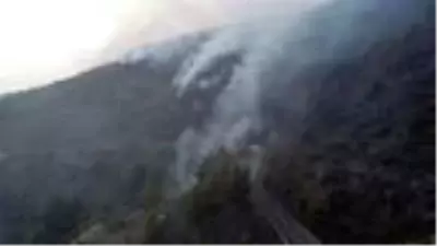 Anamur'da yanan alanlar havadan görüntülendi Anamur'da yanan alanlar havadan görüntülendi